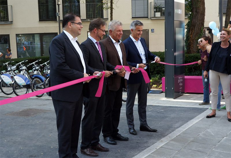Eröffnung der Mobilitätsstationen am Zenetti- und Kidlerplatz